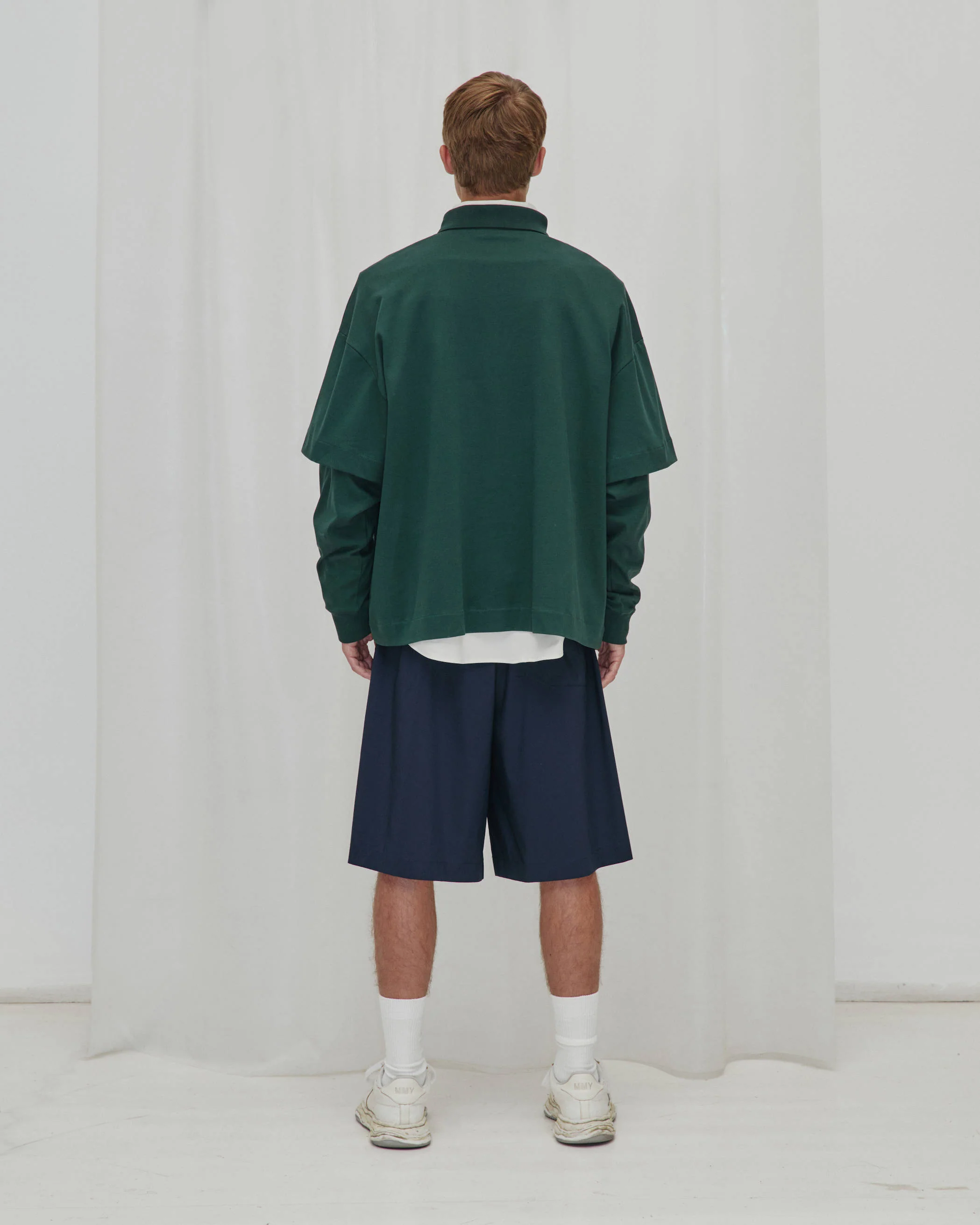 BRAD -  LIGHT WEIGHT POPELINE JOGGER FIT SHORTS - Image 3