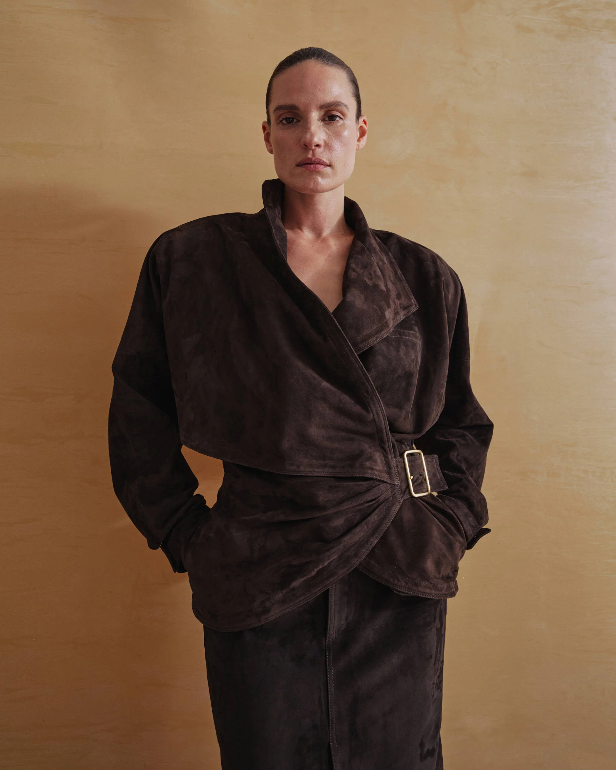 CINDY - SUEDE CONTOUR JACKET