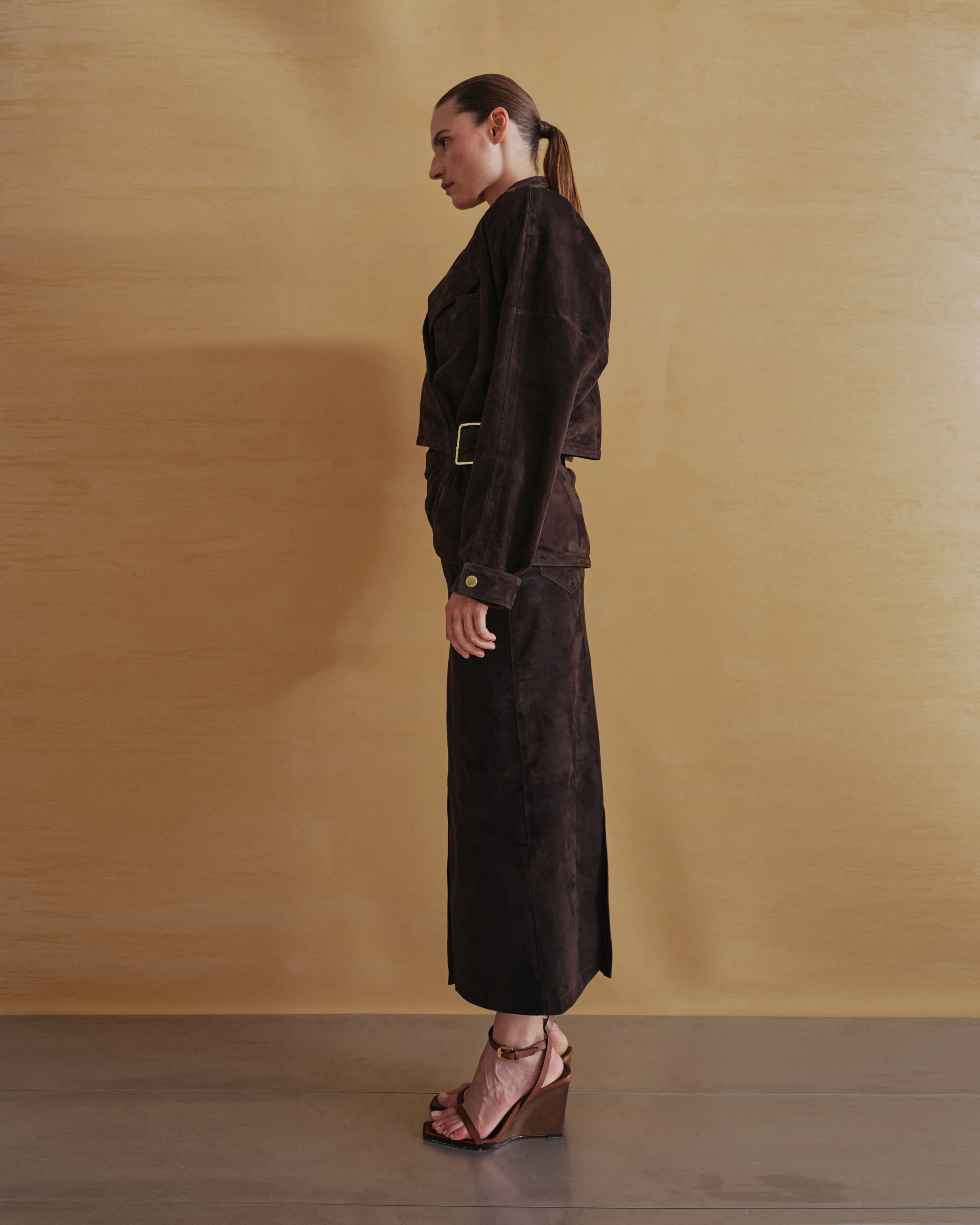 CINDY - SUEDE CONTOUR JACKET - Image 2