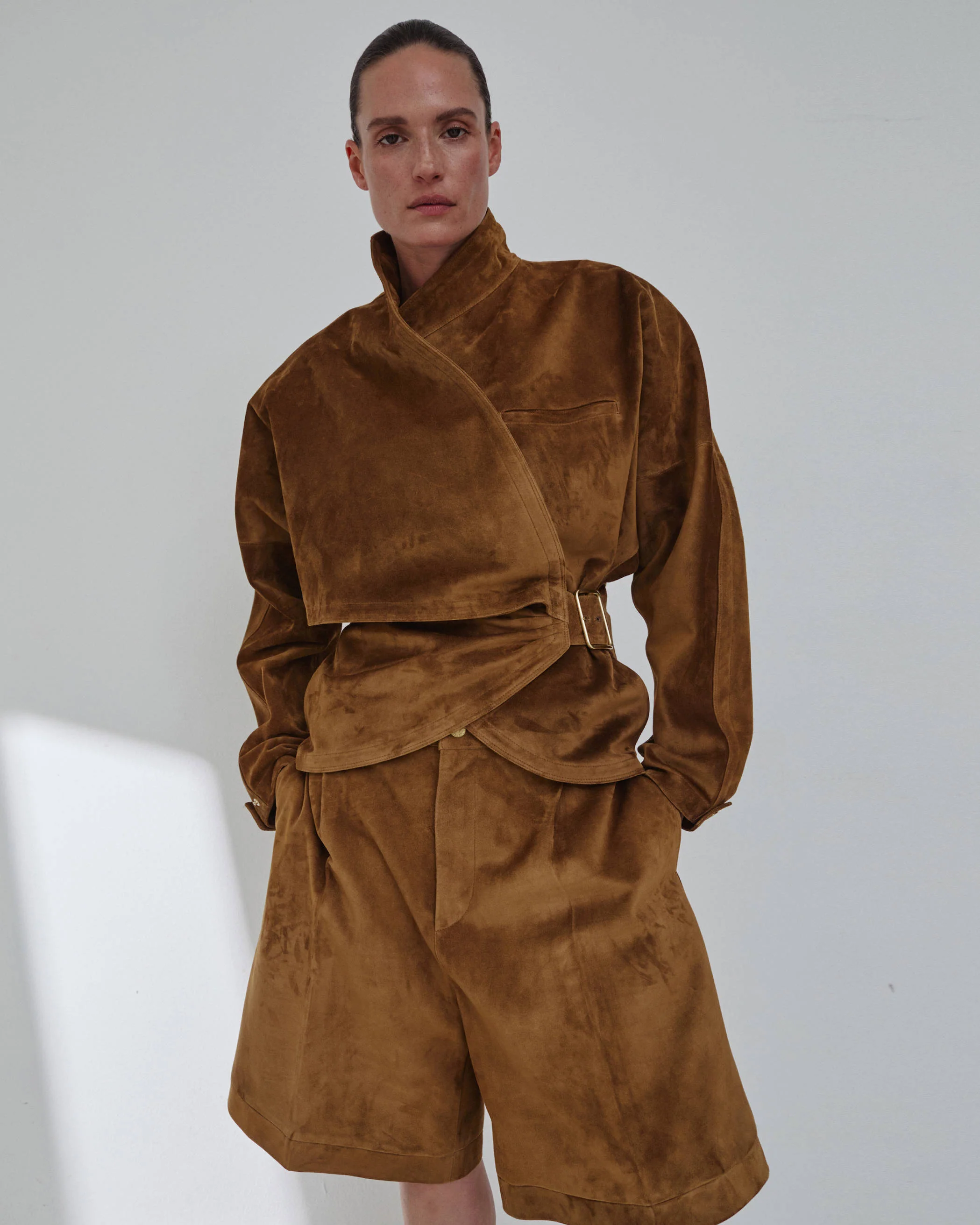 CINDY - SUEDE CONTOUR JACKET - Image 2