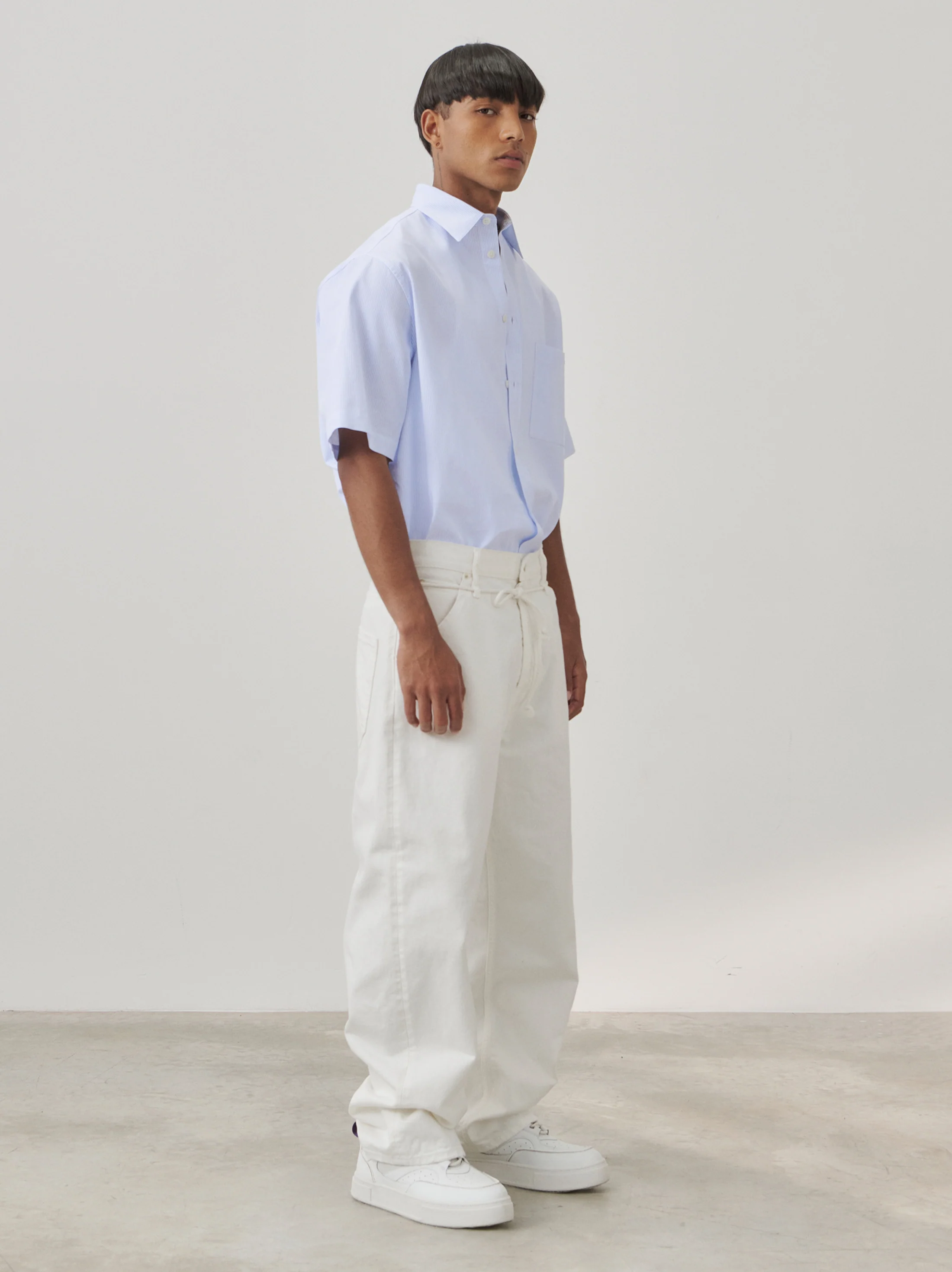 DAVID - DRAWSTRING RELAX FIT DENIM - Image 2