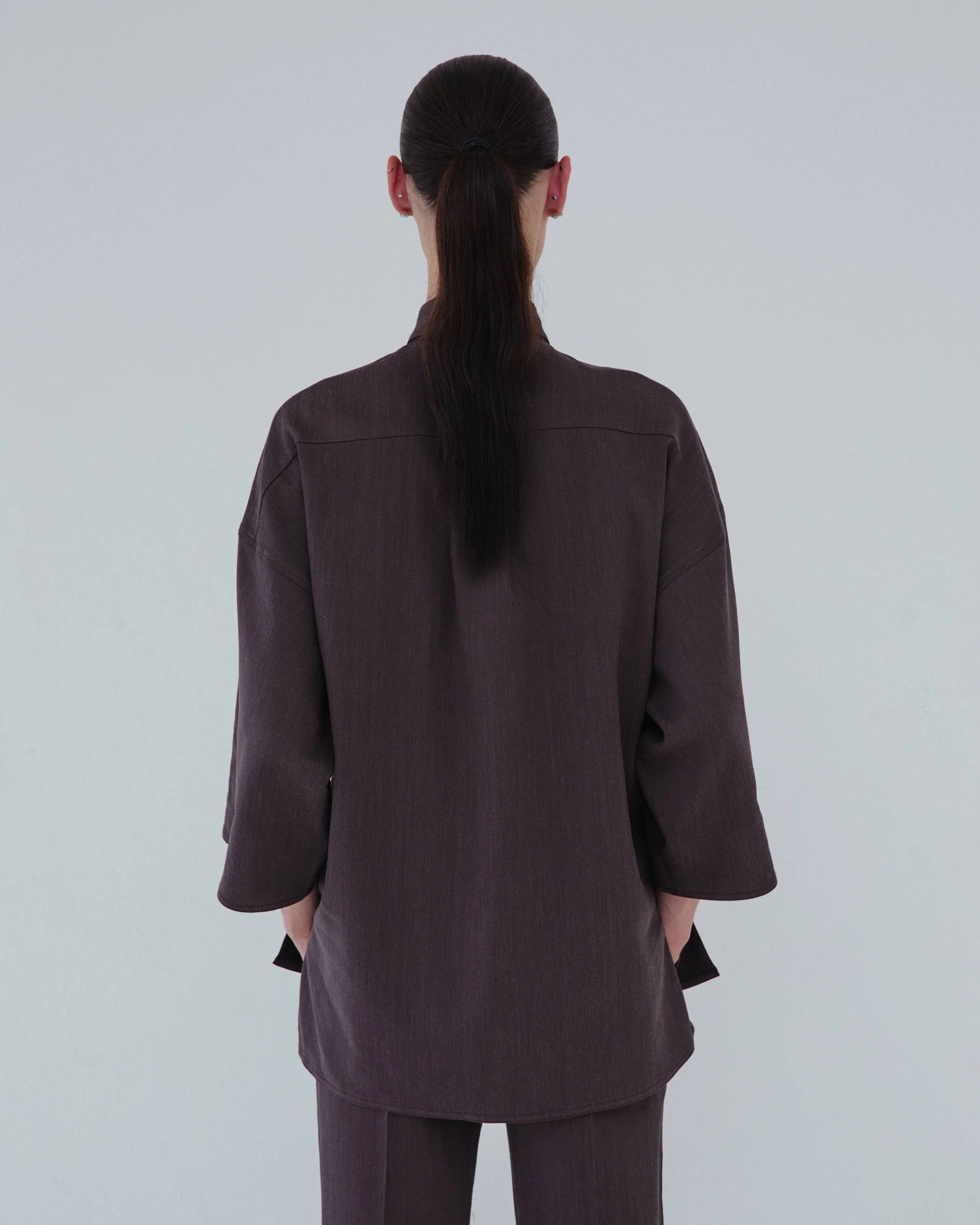 DORA - TWILL DELAVE' SHIRT - Image 3