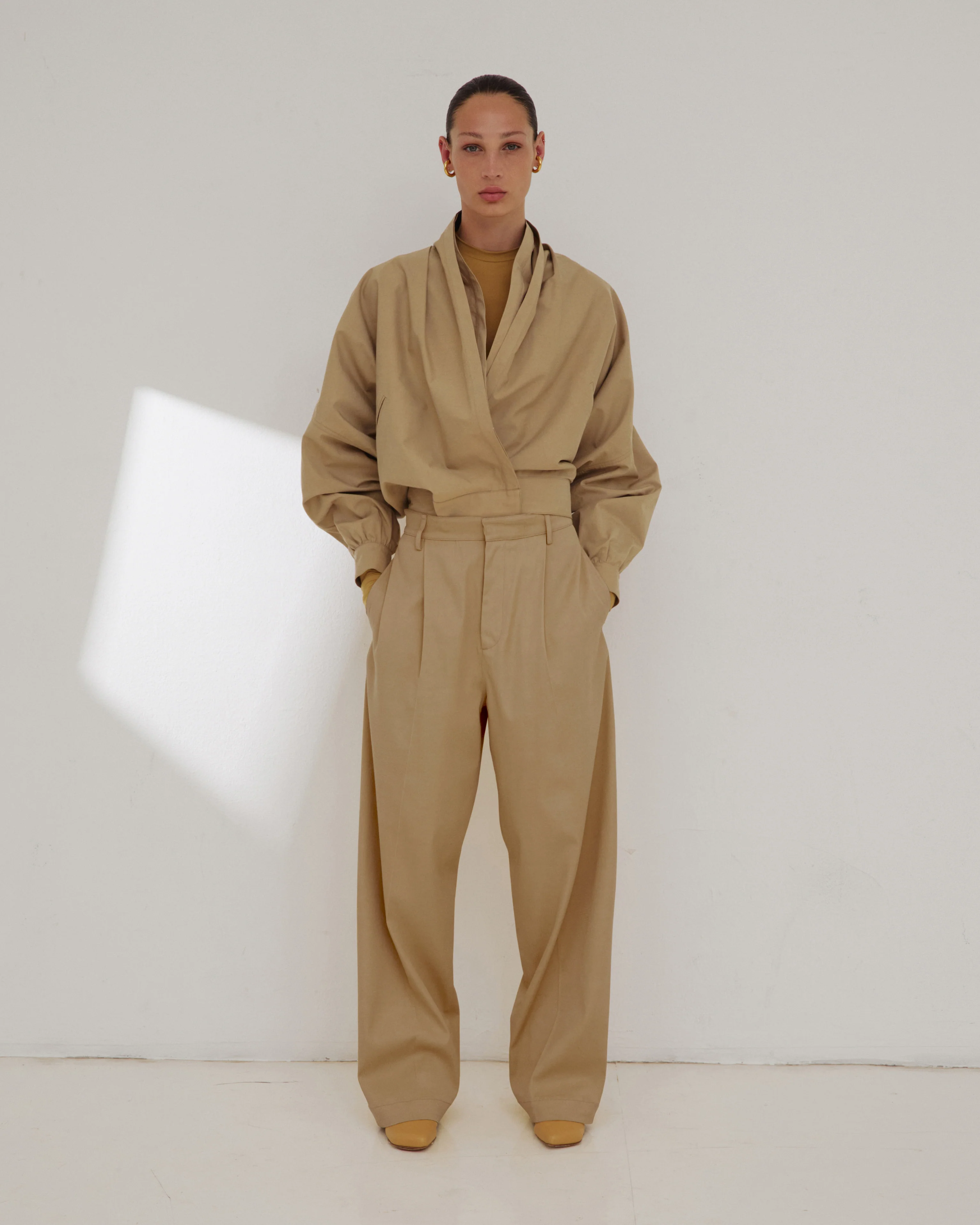 FRANCA - LIGHT COTTON DELAVE BOMBER JACKET - Image 2