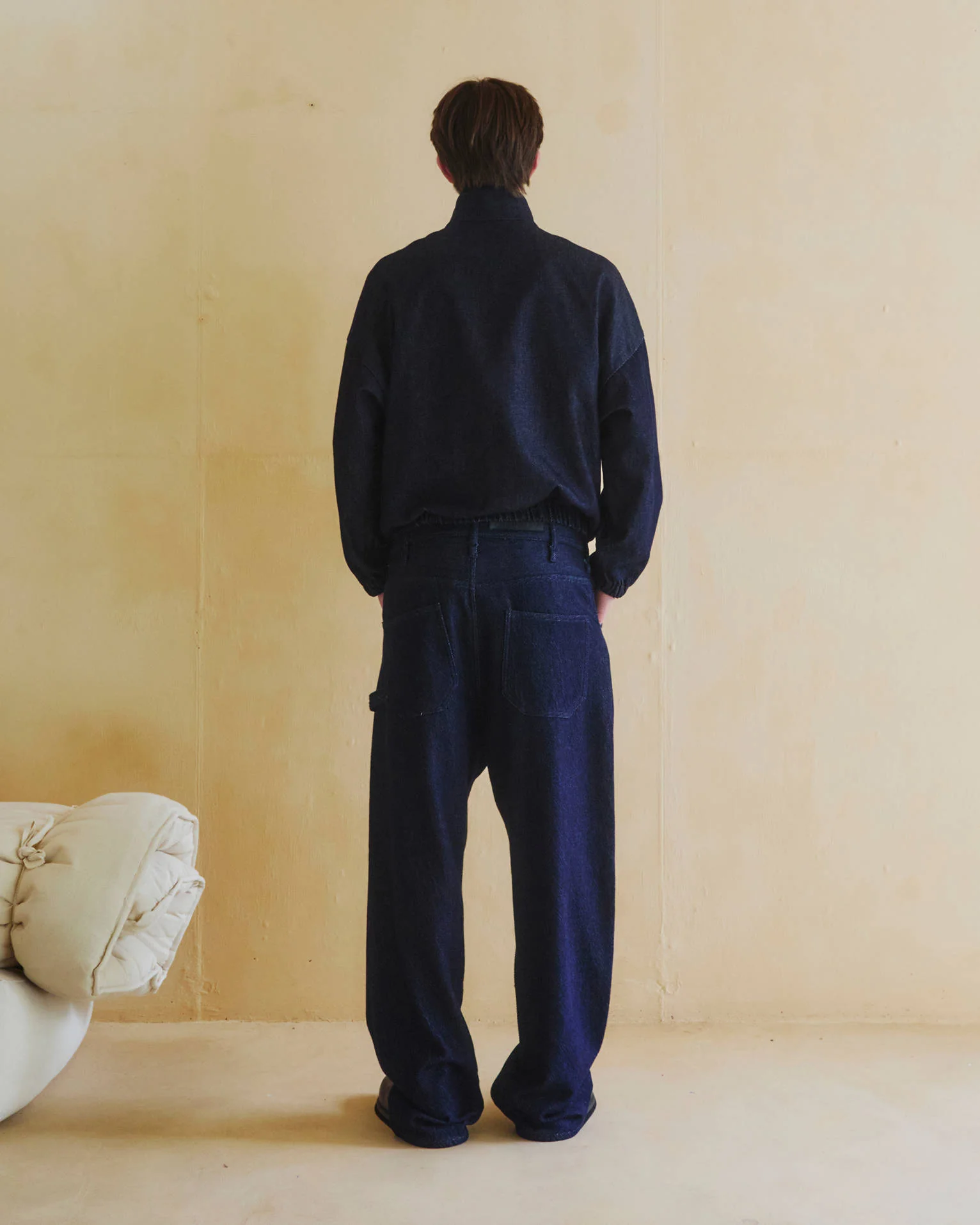 HUBERT - JAPANESE DENIM TRACK JACKET - Image 3