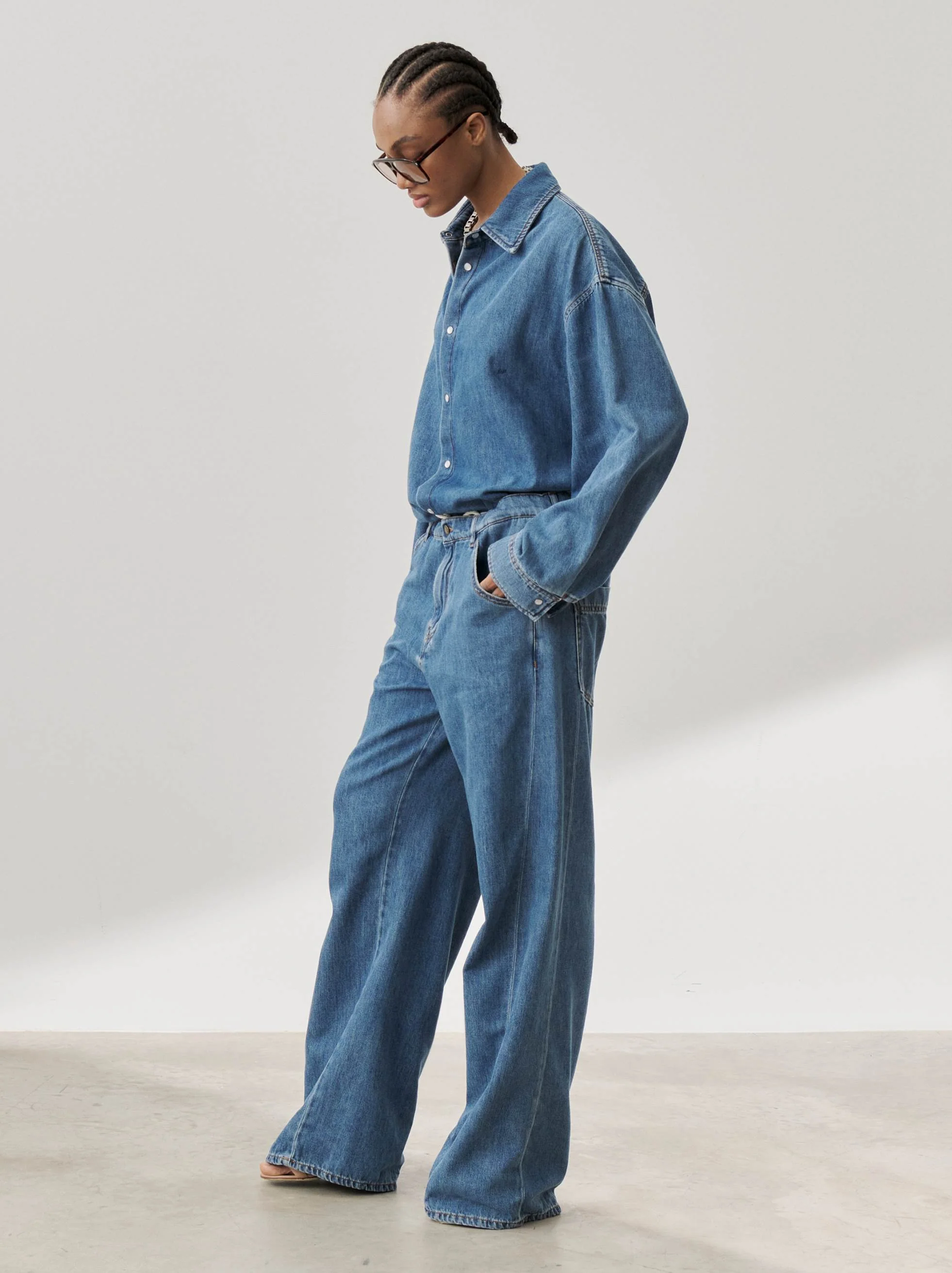 IRIS - TENCEL PAPER BAG PANTS - Image 2
