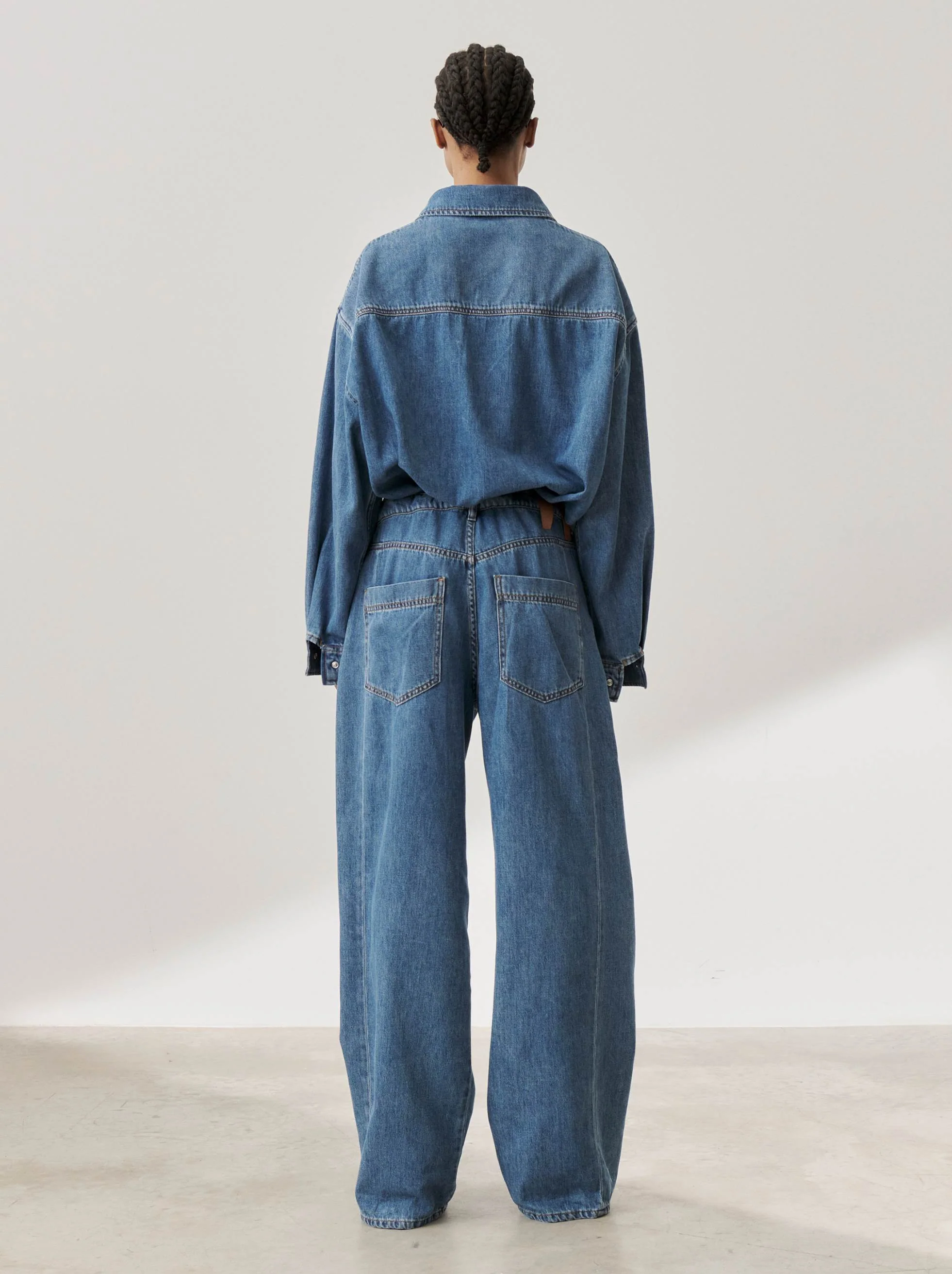 IRIS - TENCEL PAPER BAG PANTS - Image 3