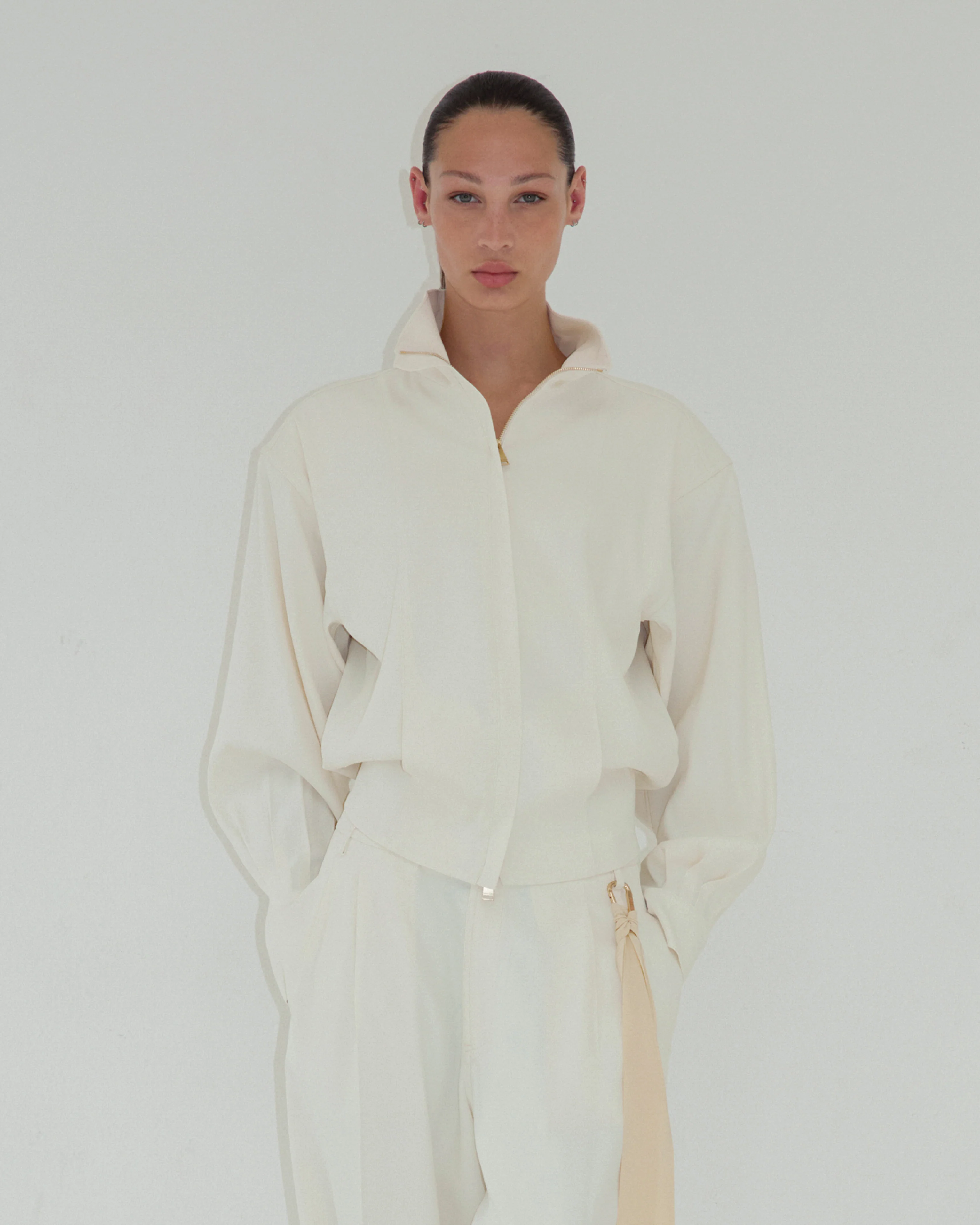 JOAN - SARTORIAL CROP BOMBER JACKET