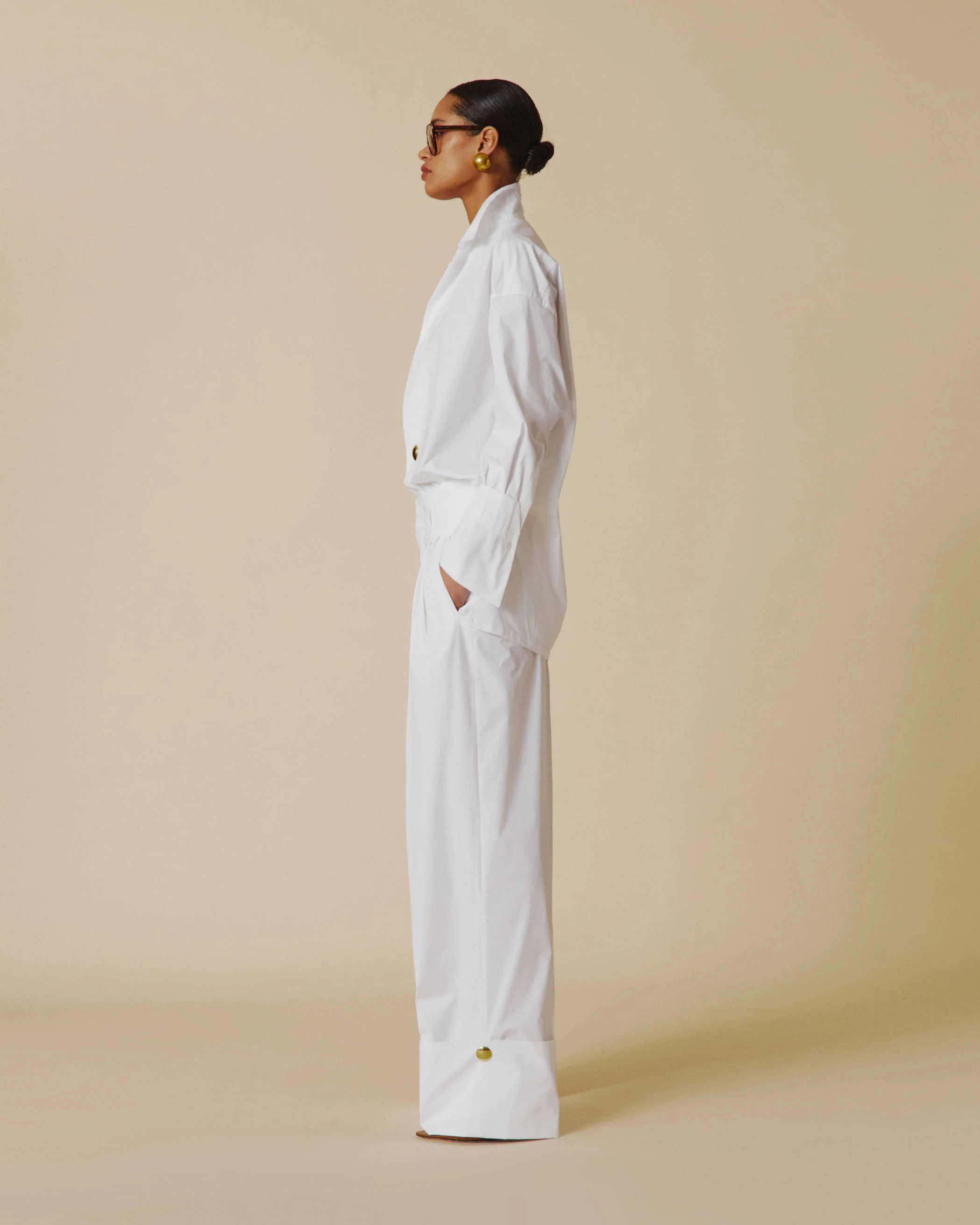 JODIE - POPELINE TUNIC STYLE SHIRT - Image 3