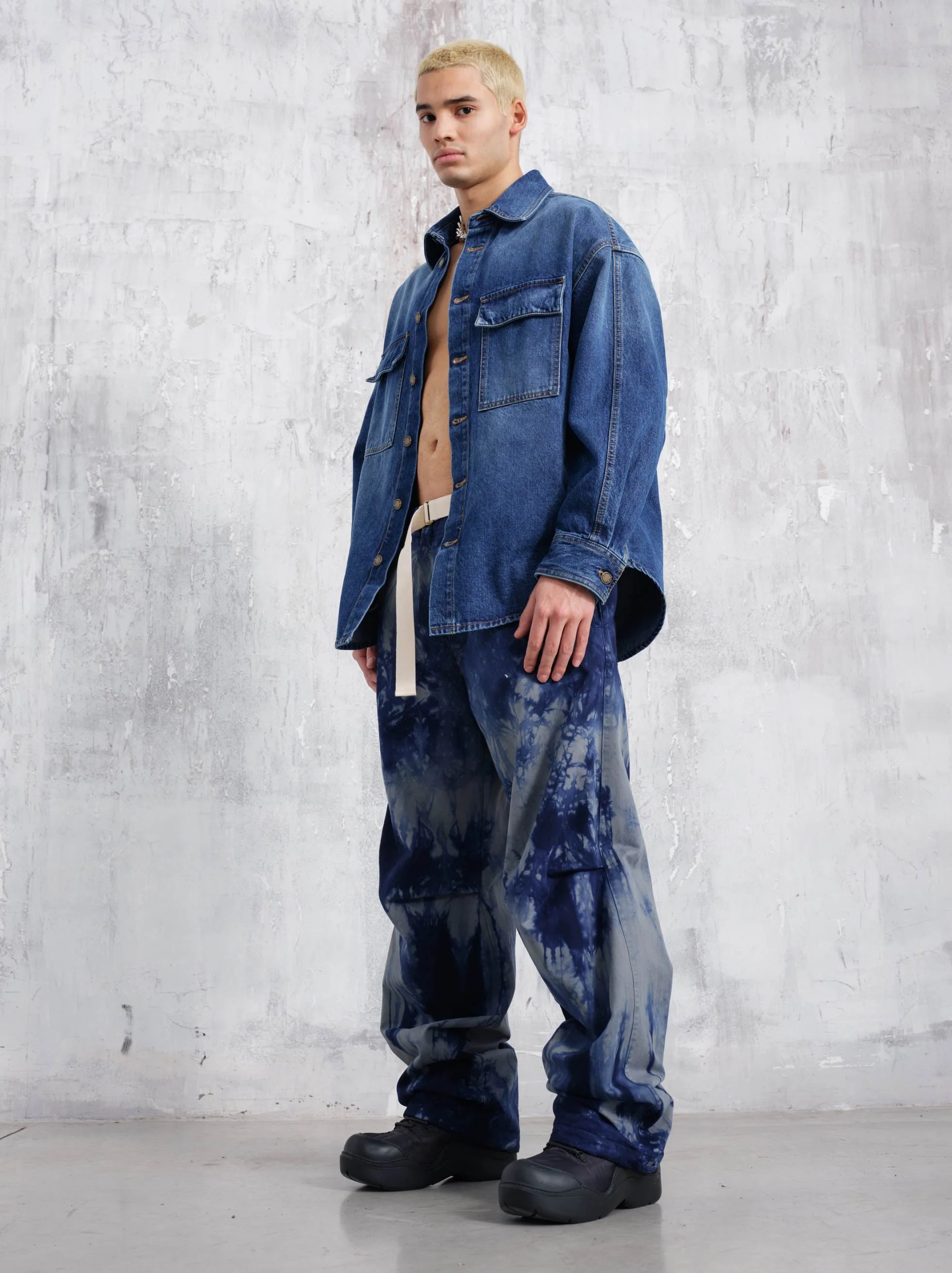 JORDAN - TIE-DYE RELAX FIT TROUSERS