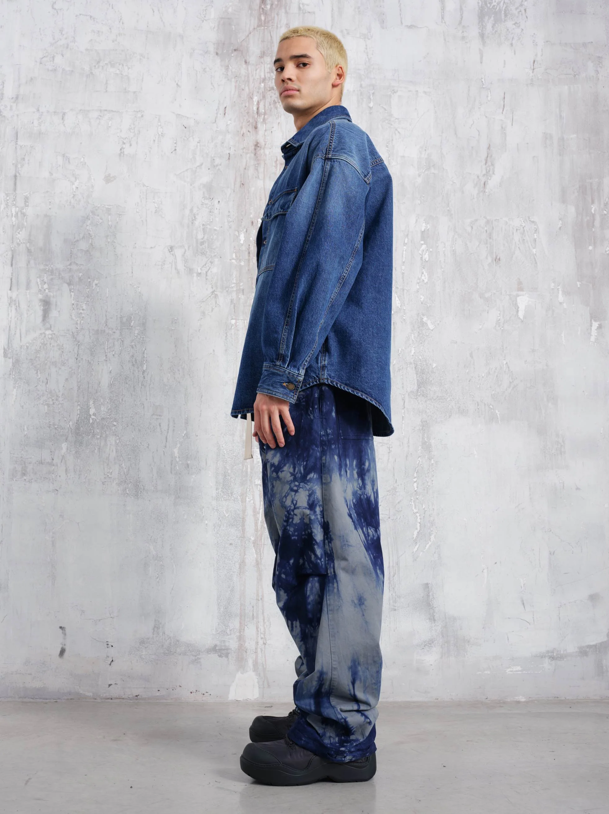 JORDAN - TIE-DYE RELAX FIT TROUSERS - Image 2