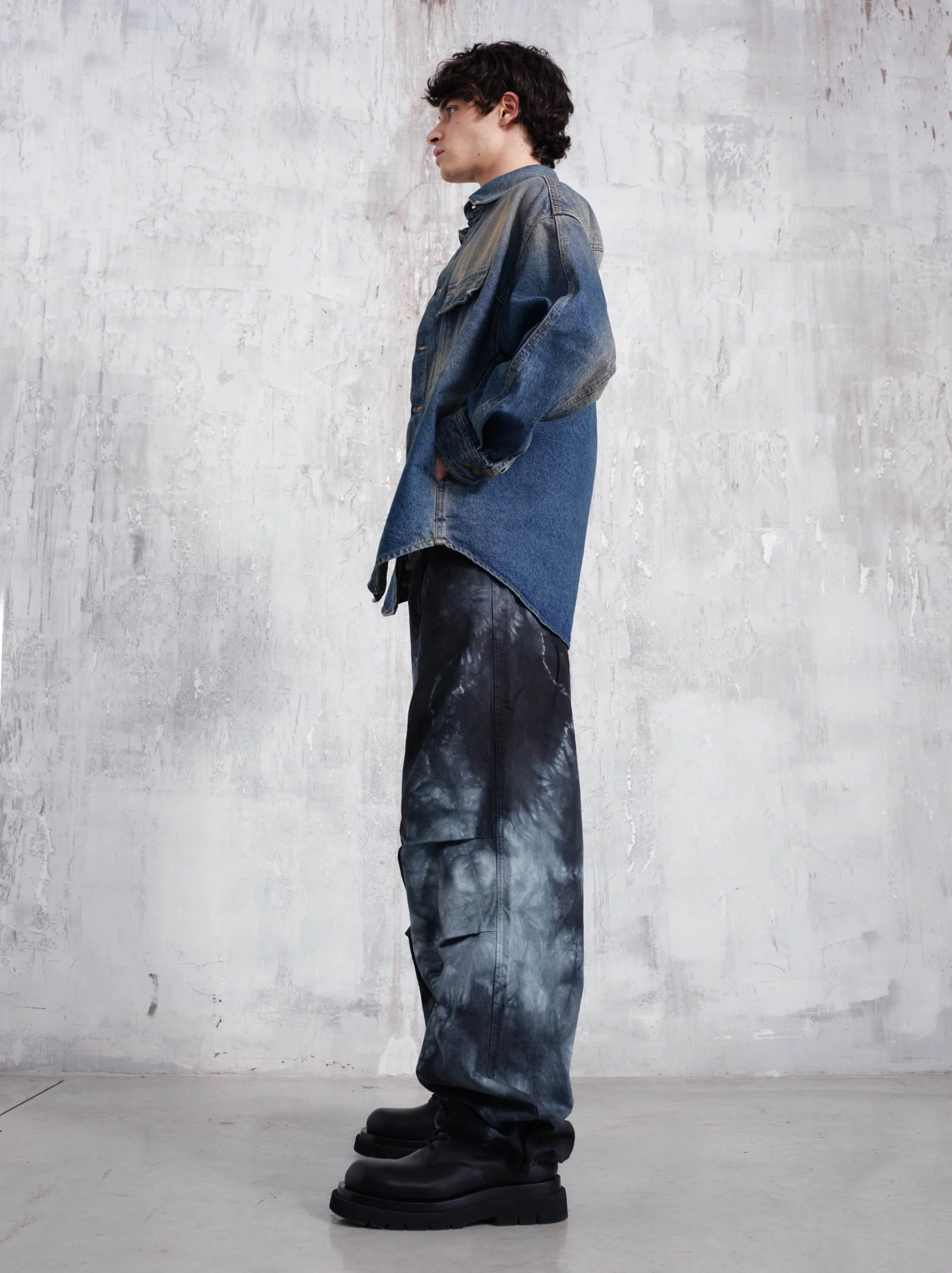 JORDAN - TIE-DYE RELAX FIT TROUSERS - Image 2