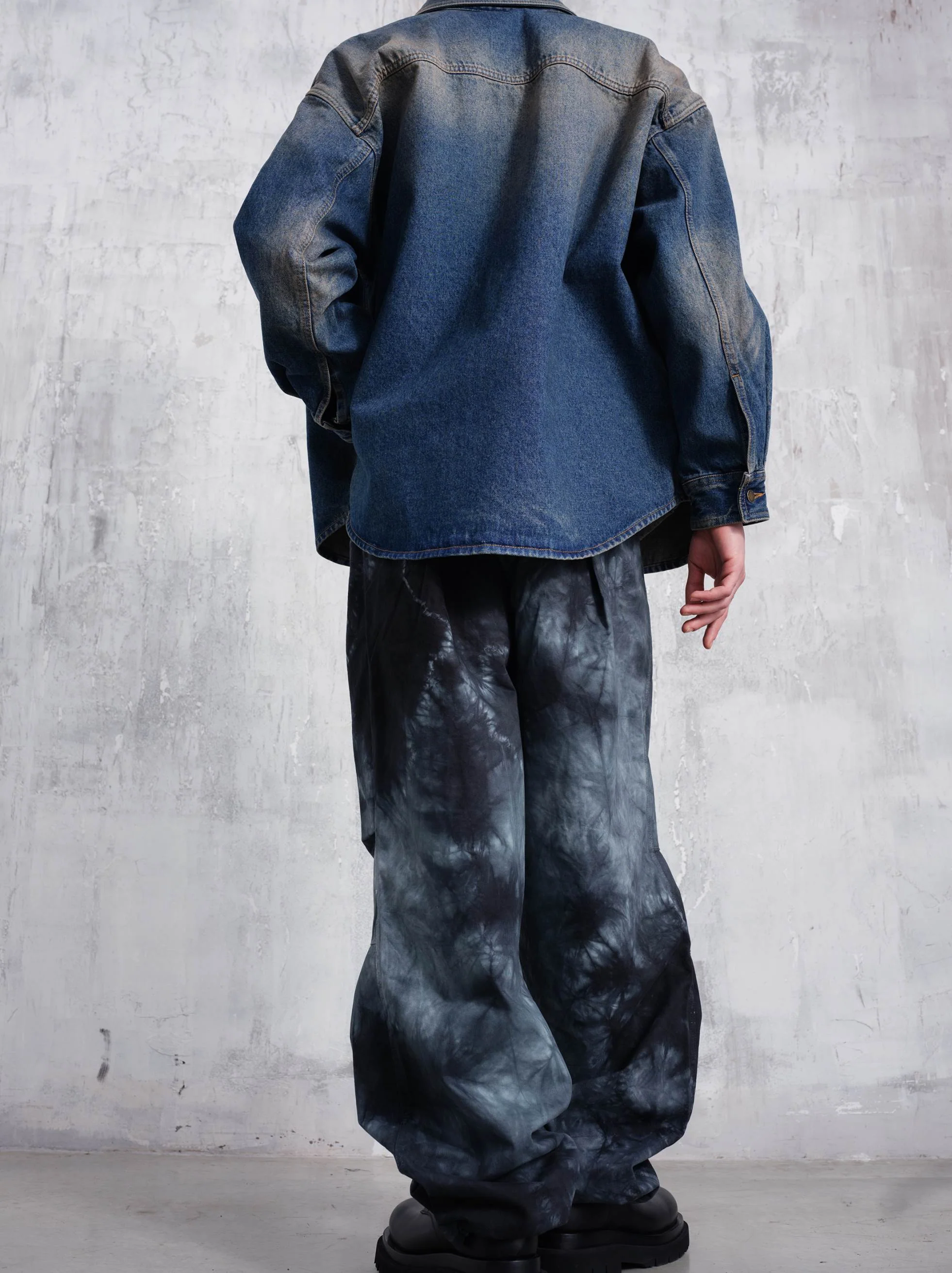 JORDAN - TIE-DYE RELAX FIT TROUSERS - Image 3