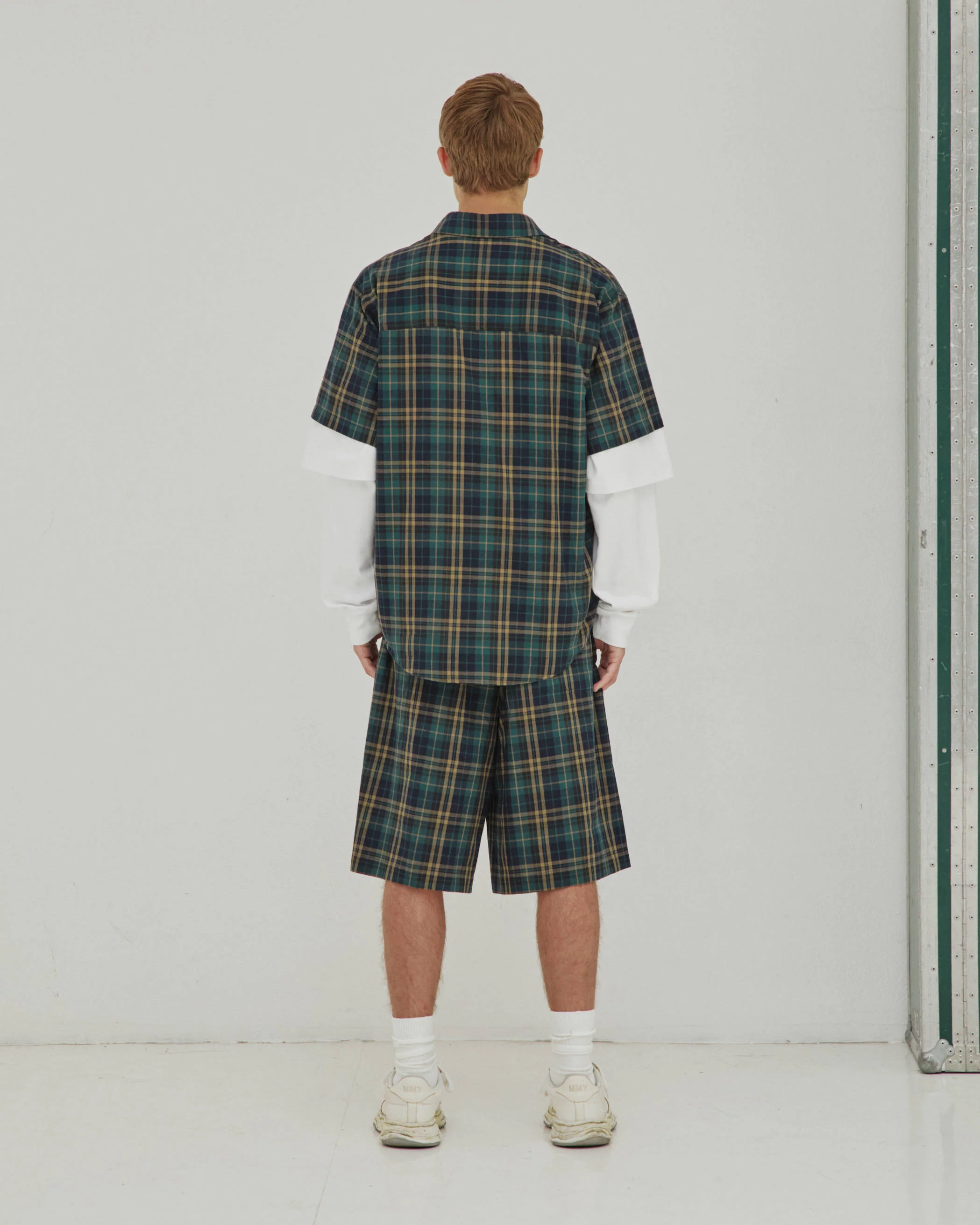KARL - JAPANESE CHECK SHORT SLEEVED SHIRT - Image 3