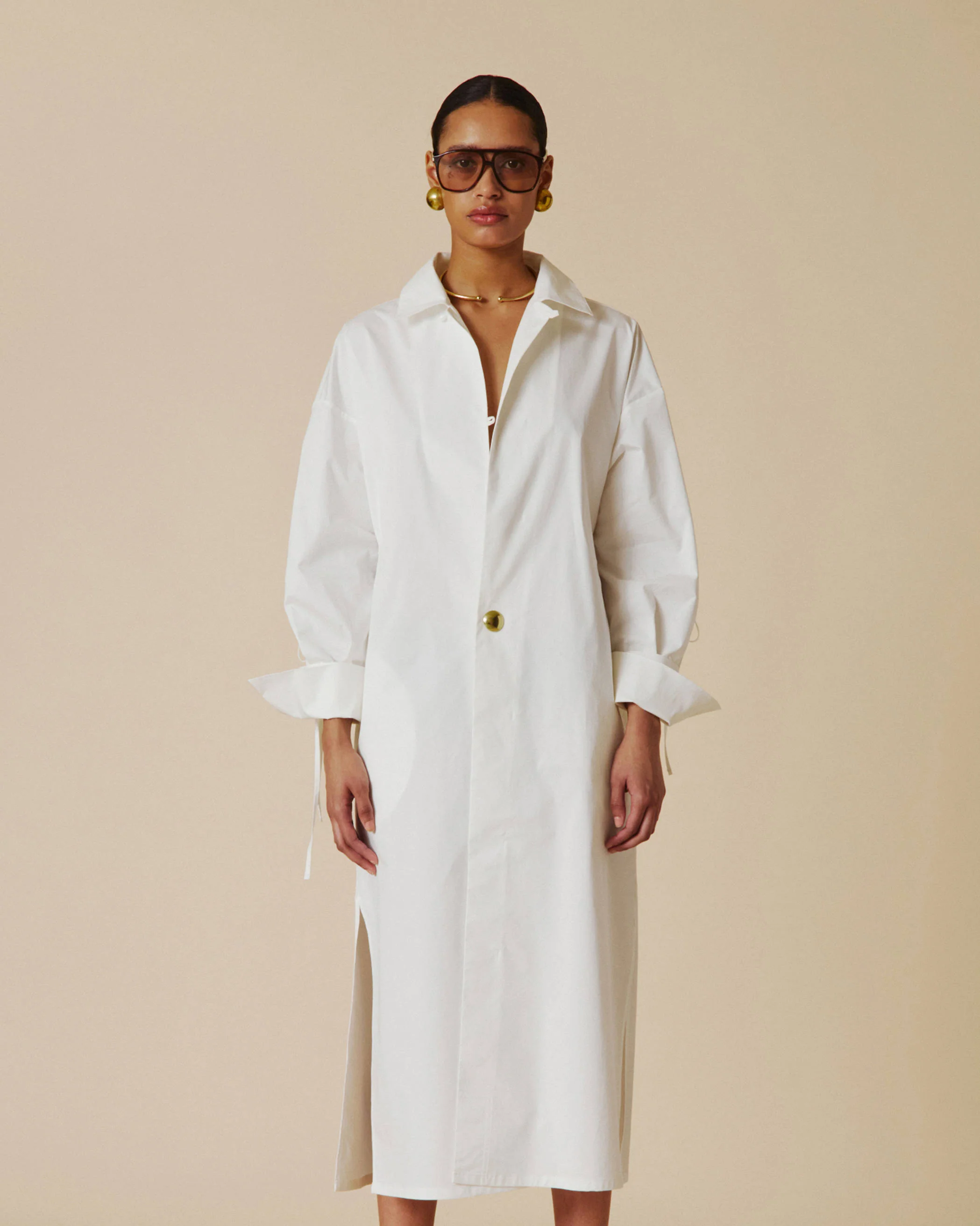 LILIA - POPELINE SHIRT DRESS