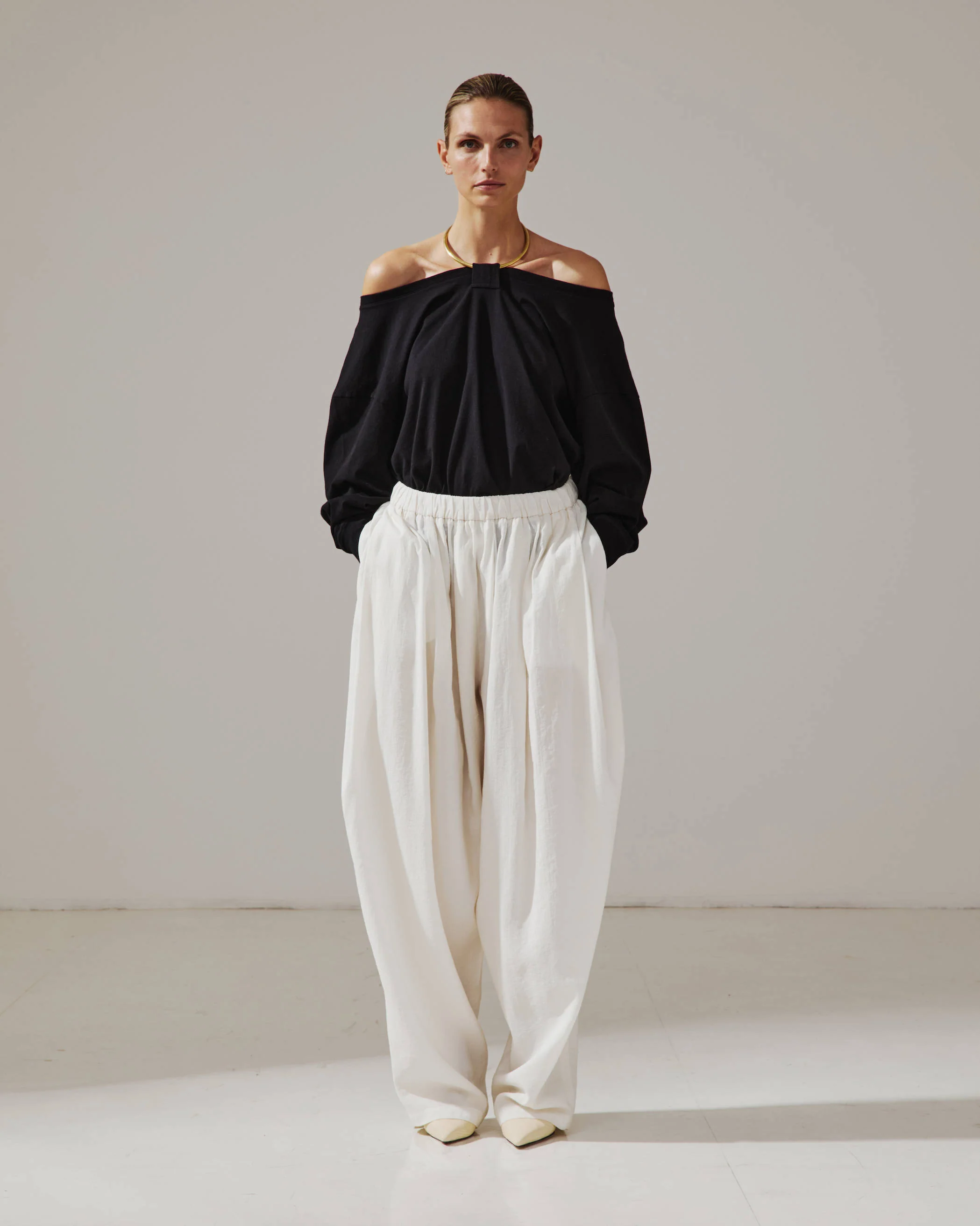 SIMONA - SILK BALLOON PANTS
