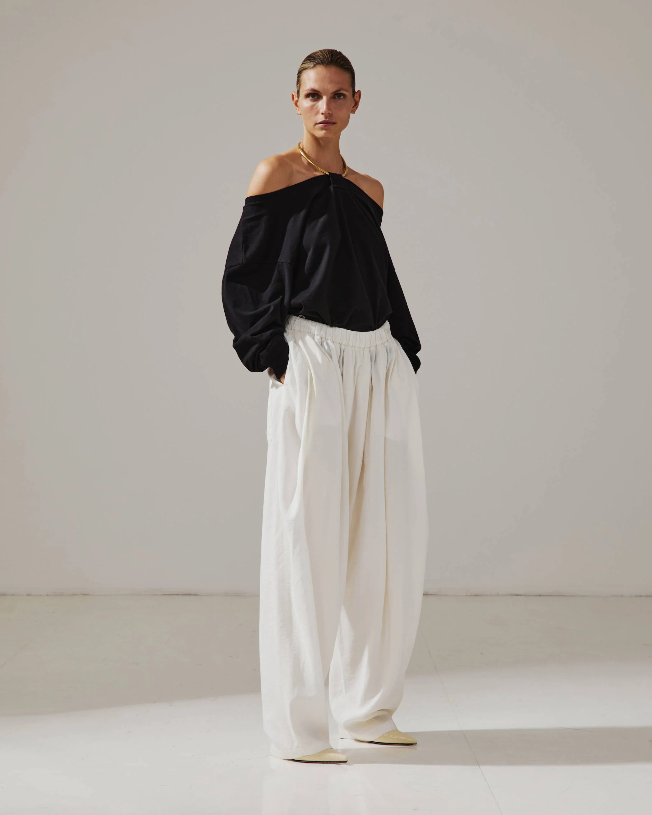 SIMONA - SILK BALLOON PANTS - Image 2